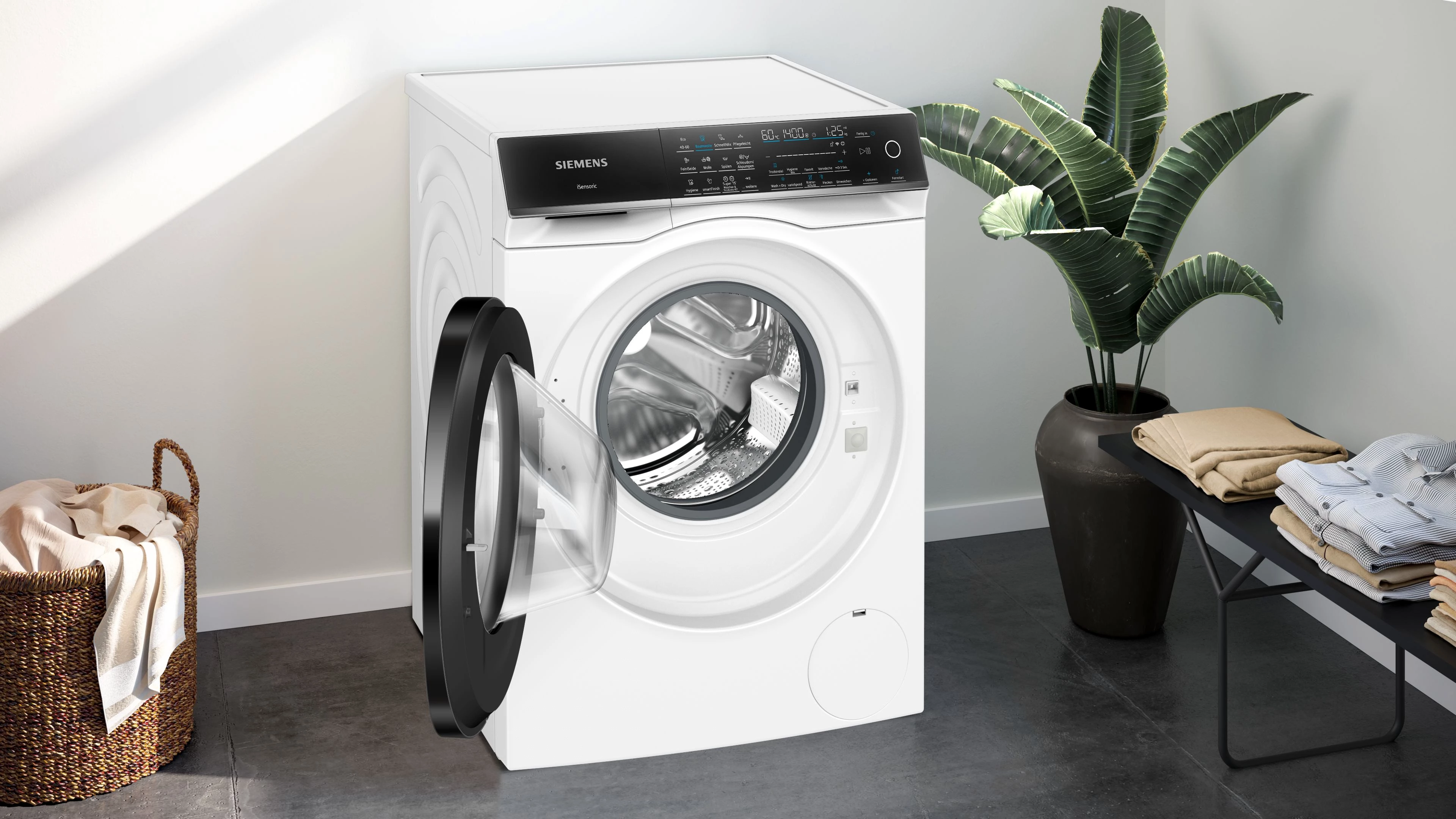 SIEMENS Waschtrockner iQ700 WN54C2070, 9 kg, 6 kg, 1400 U/min