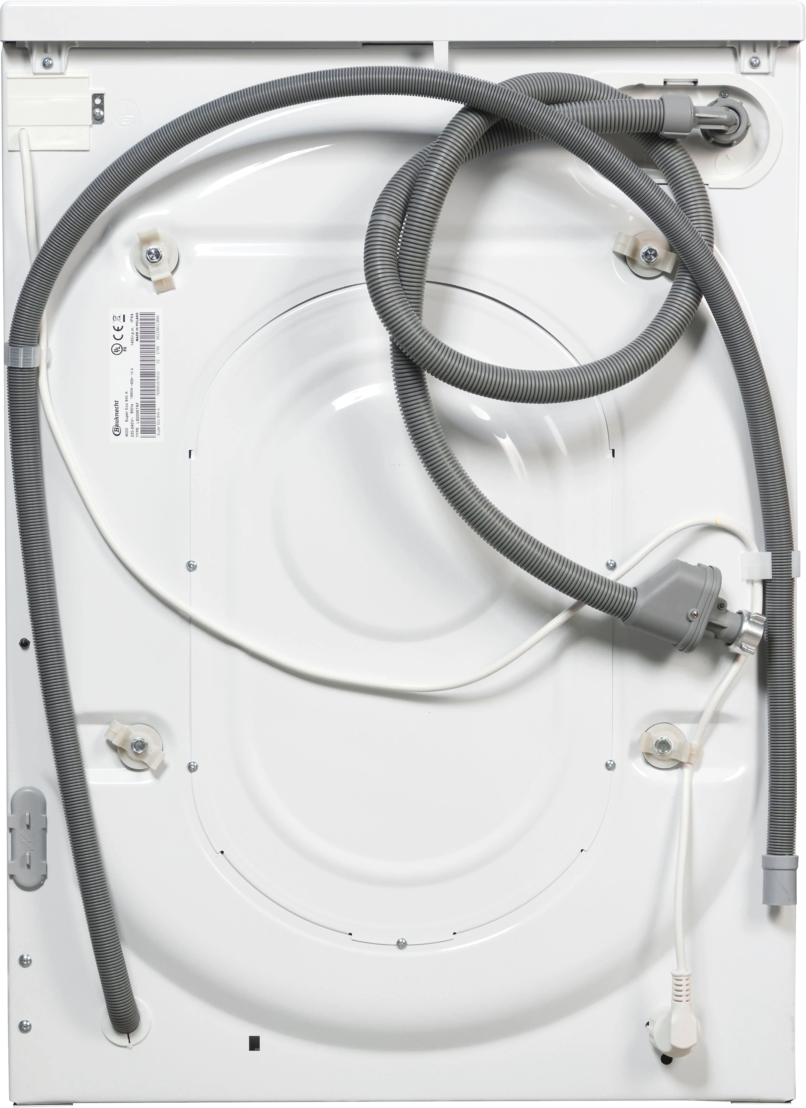 BAUKNECHT Waschmaschine Super Eco 845 A, 8 kg, 1400 U/min, 4 Jahre Herstellergarantie