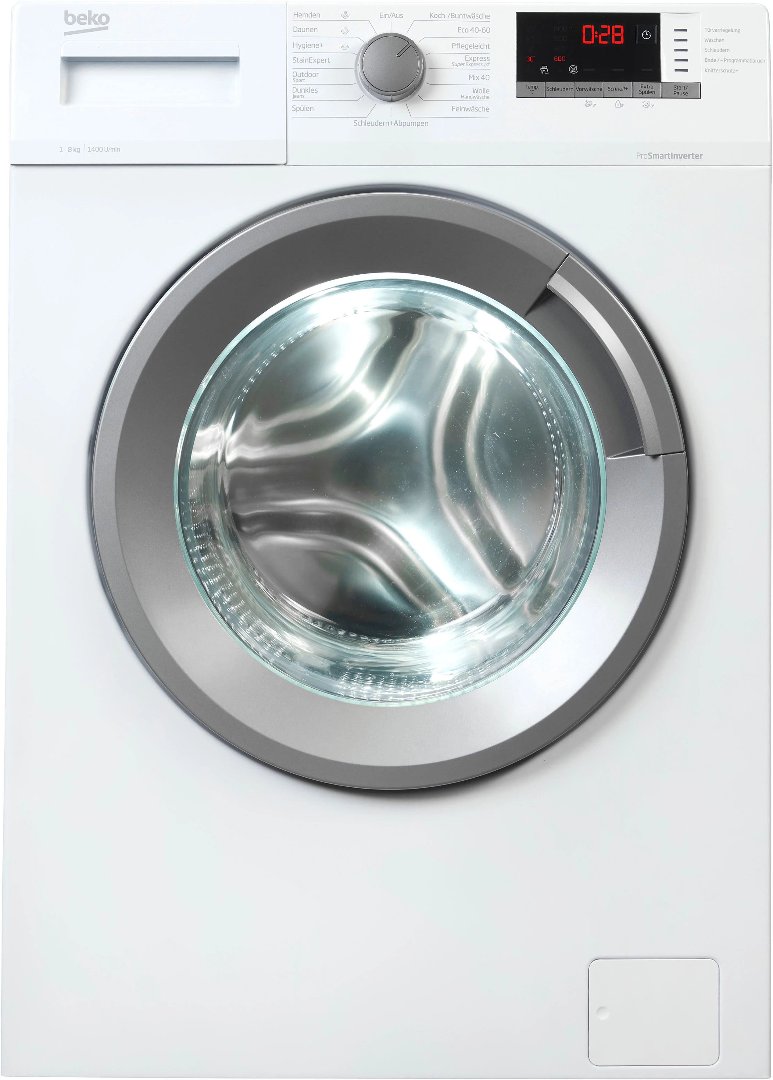 BEKO Waschmaschine WMO822A 7001440096, 8 kg, 1400 U/min