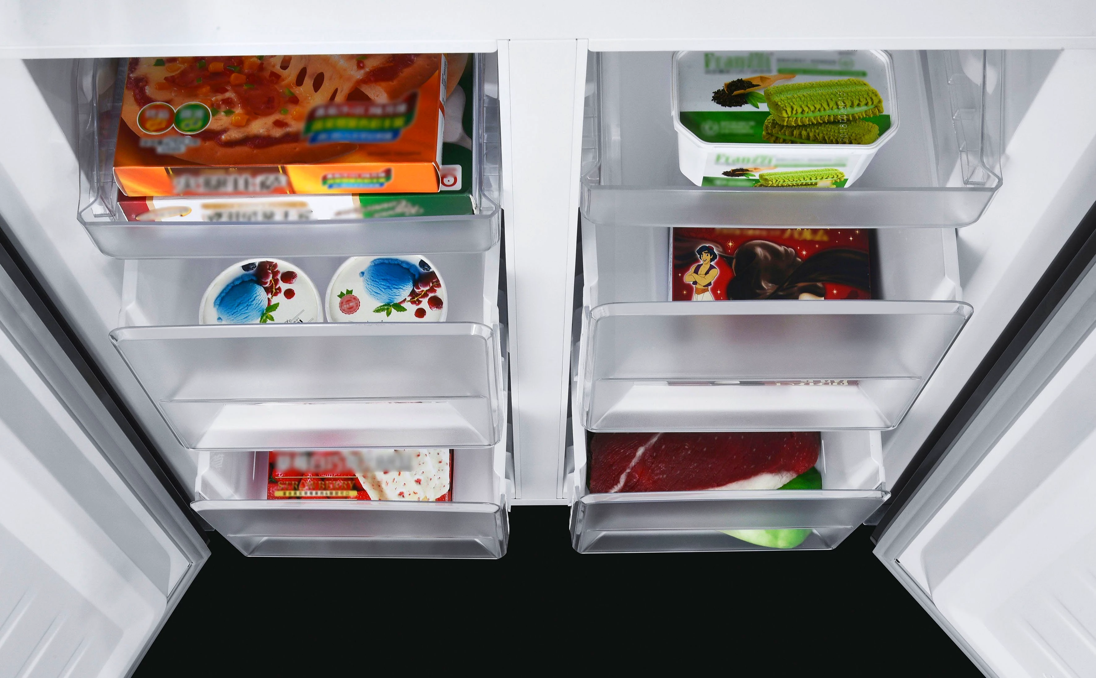 Hanseatic Multi Door HCDD18080EI, 180,0 cm hoch, 79,0 cm breit, NoFrost, Display, Türalarm