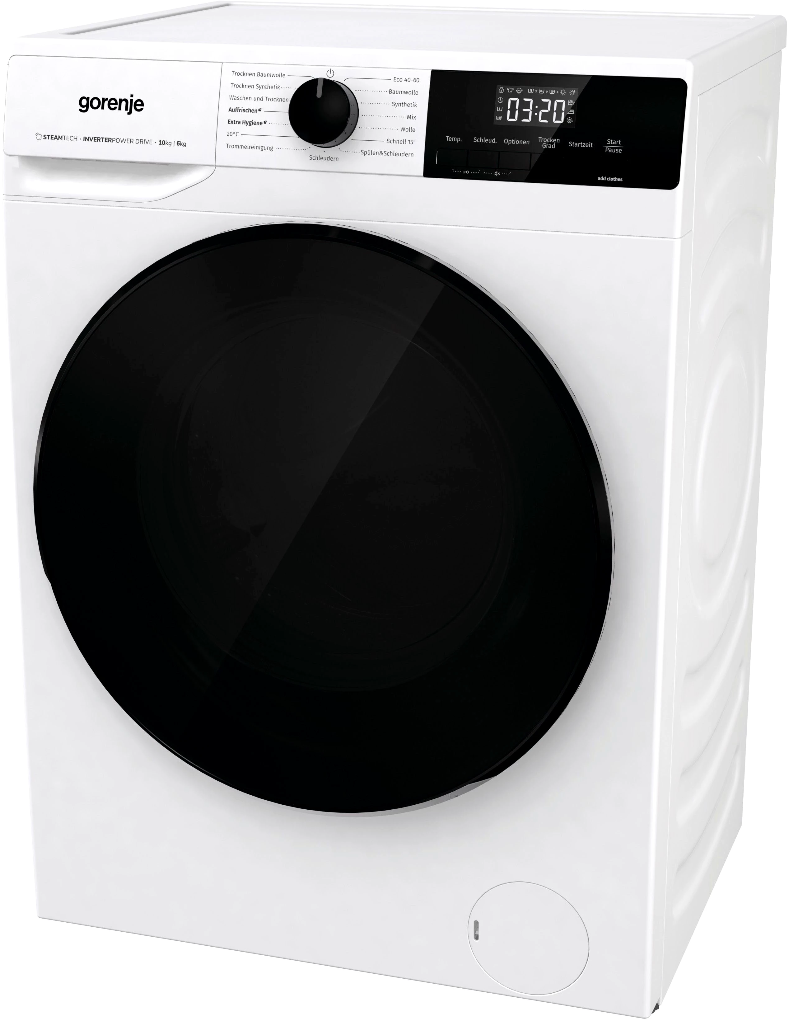 GORENJE Waschtrockner WD2A 164 ADPS/DE, 10 kg, 6 kg, 1400 U/min
