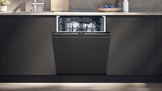 SIEMENS vollintegrierbarer Geschirrspüler iQ300 SN63EX05DE, 13 Maßgedecke, Made in Germany
