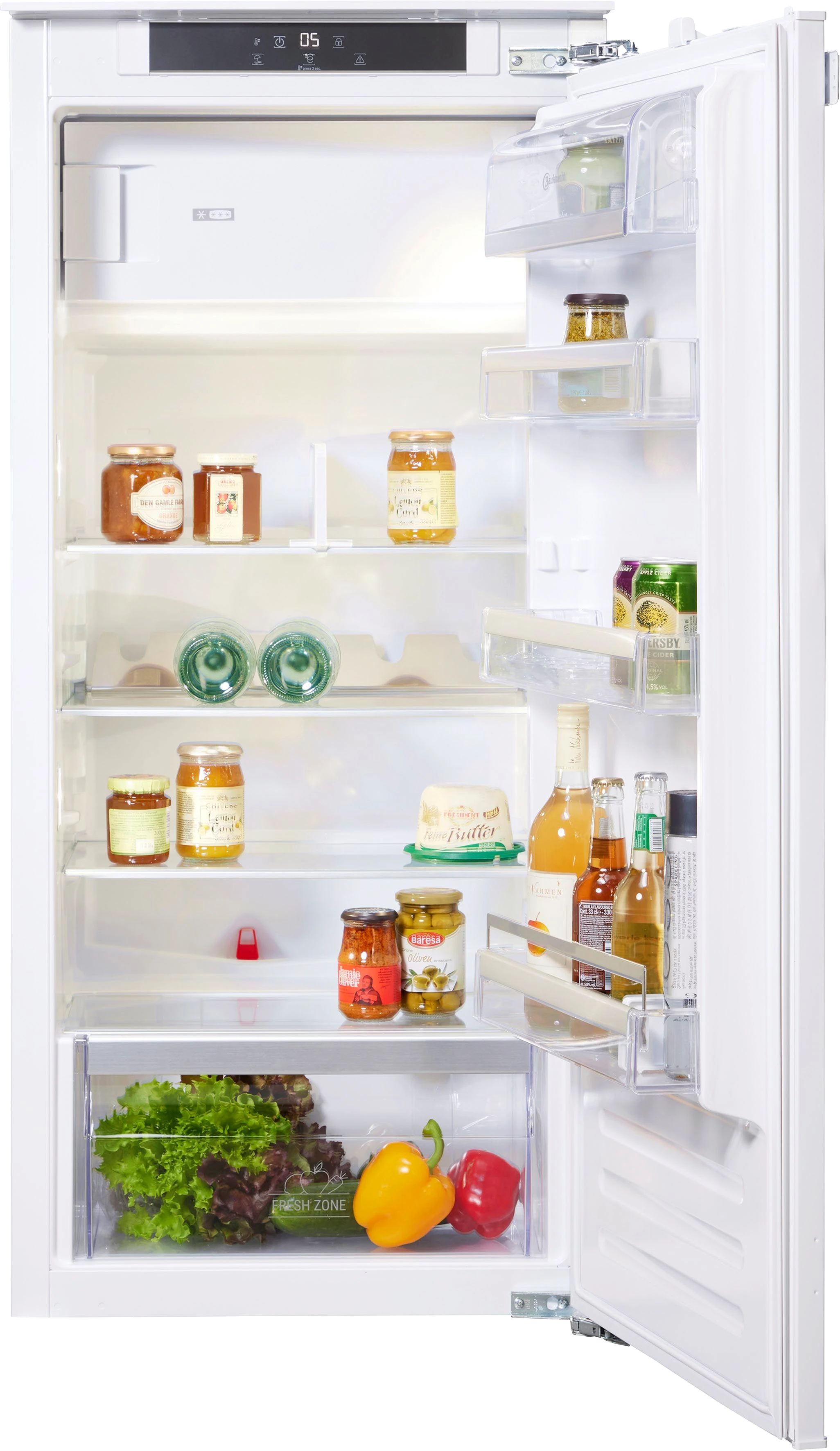 BAUKNECHT Einbaukühlschrank KSI 12GF3, 122 cm hoch, 55,7 cm breit