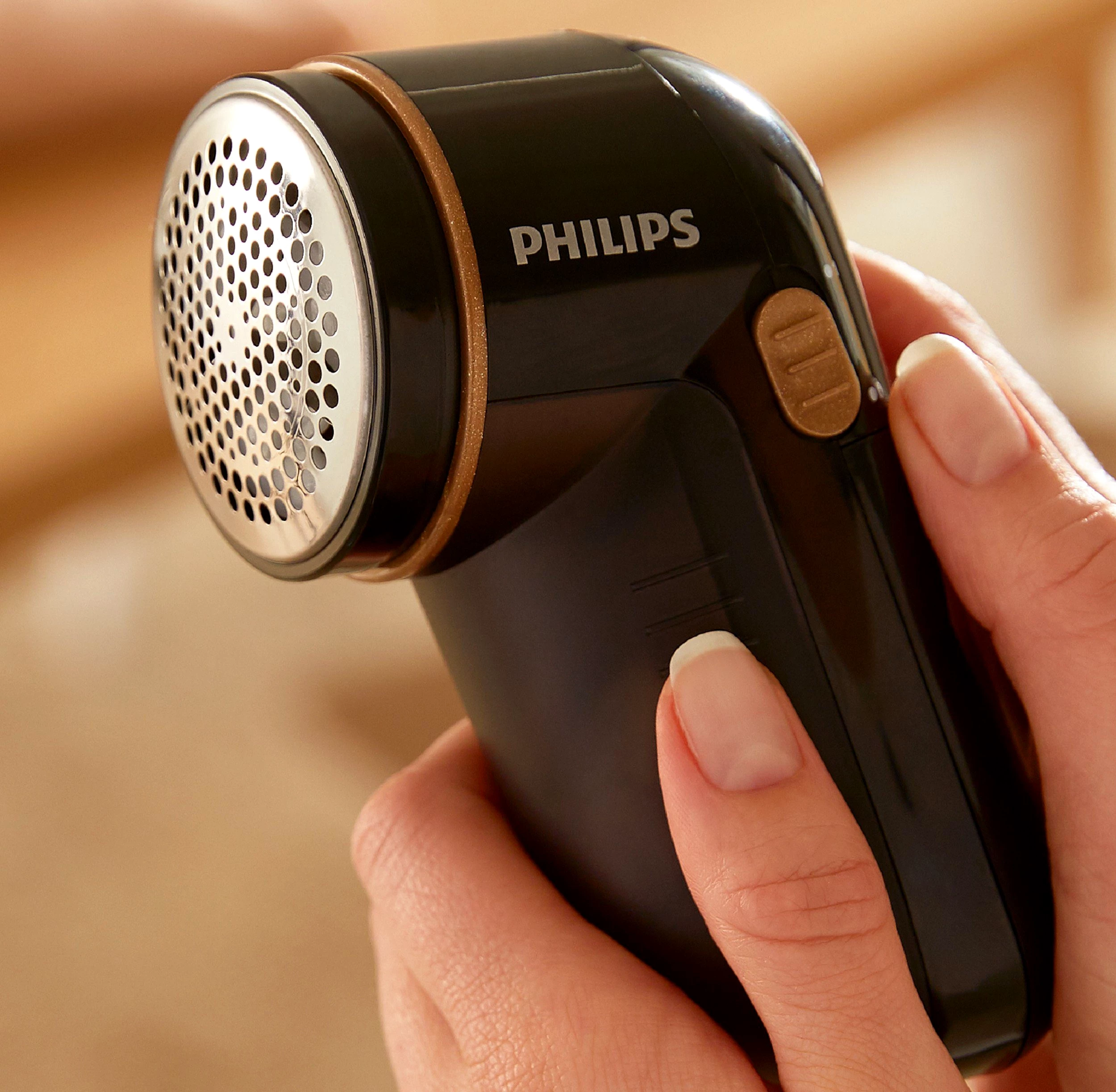 Philips Fusselrasierer GC026/80, batteriebetrieben, 2 Höheneinstellungen
