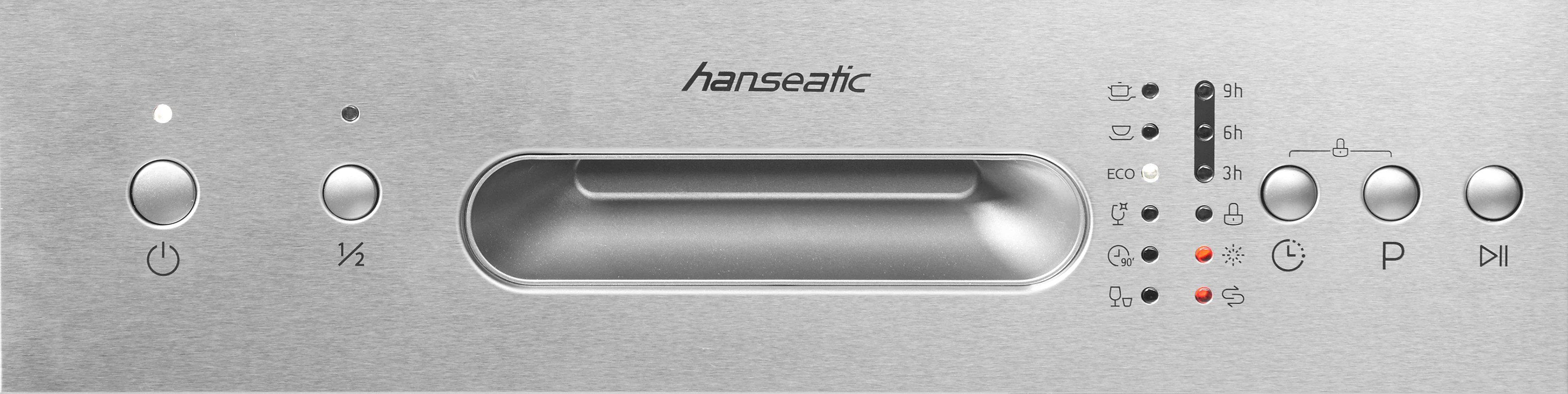 Hanseatic Unterbaugeschirrspüler HGU4582E97736BI, 9 Maßgedecke