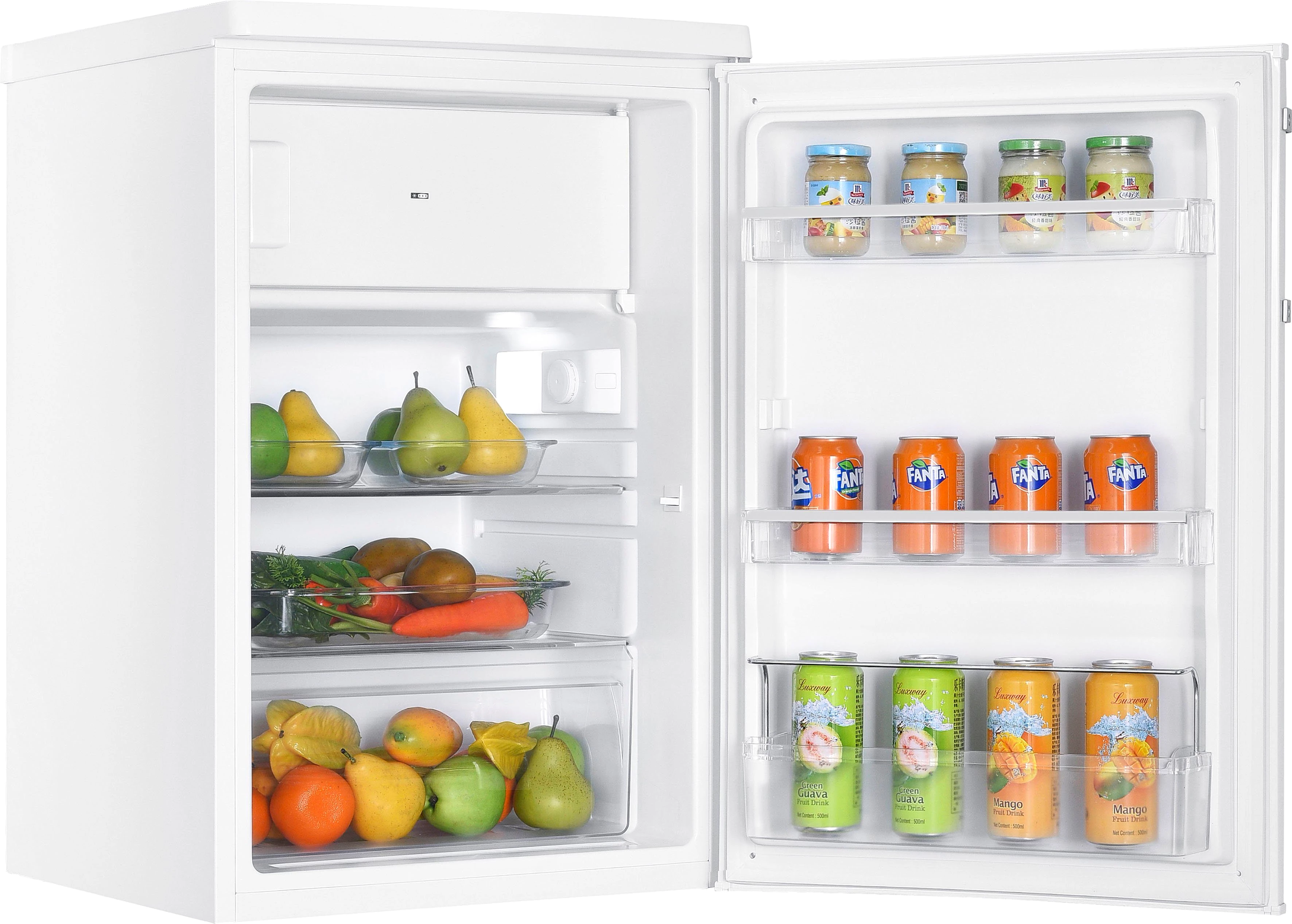 HANSEATIC Kühlschrank HKS8555GDW-2 85 cm hoch, 55 cm breit, Schnellgefrierfunktion ... mehr