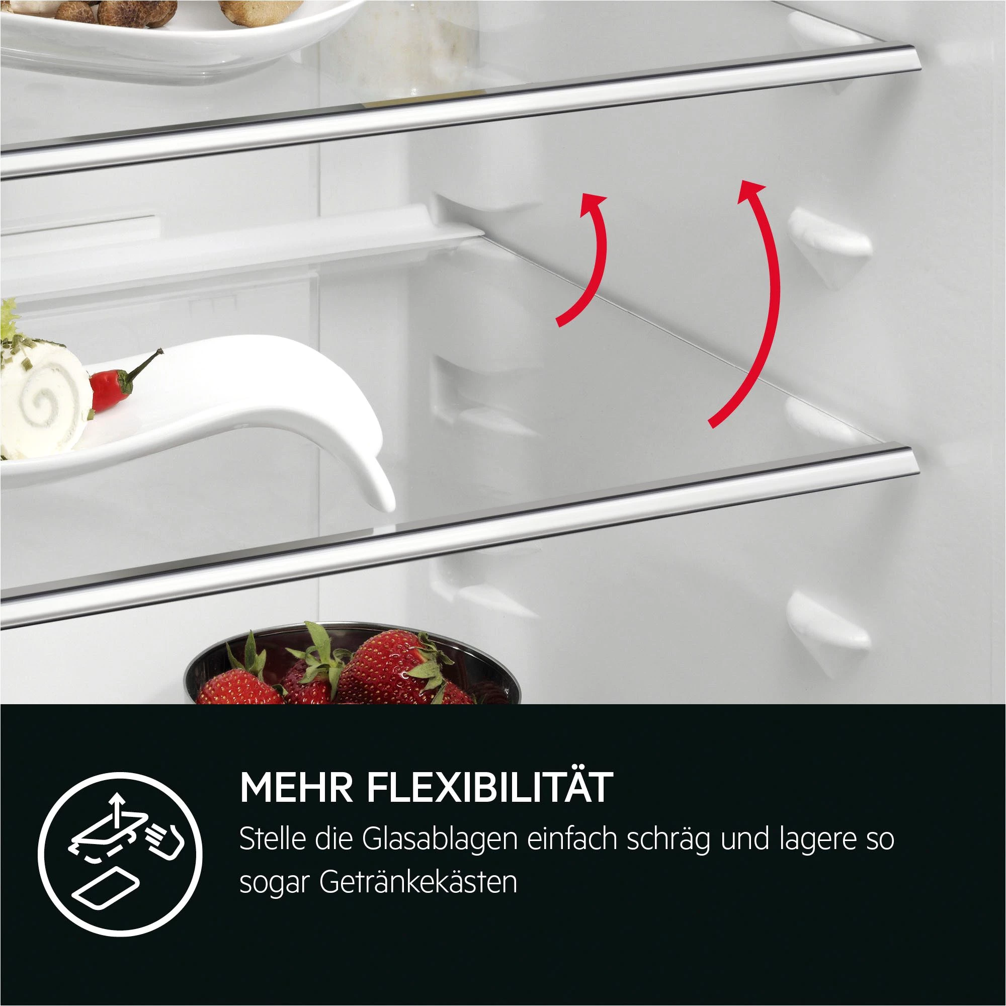 AEG Einbaukühlschrank Serie 5000 TSK5O88WDF, 87,3 cm hoch, 55,6 cm breit, 203 L