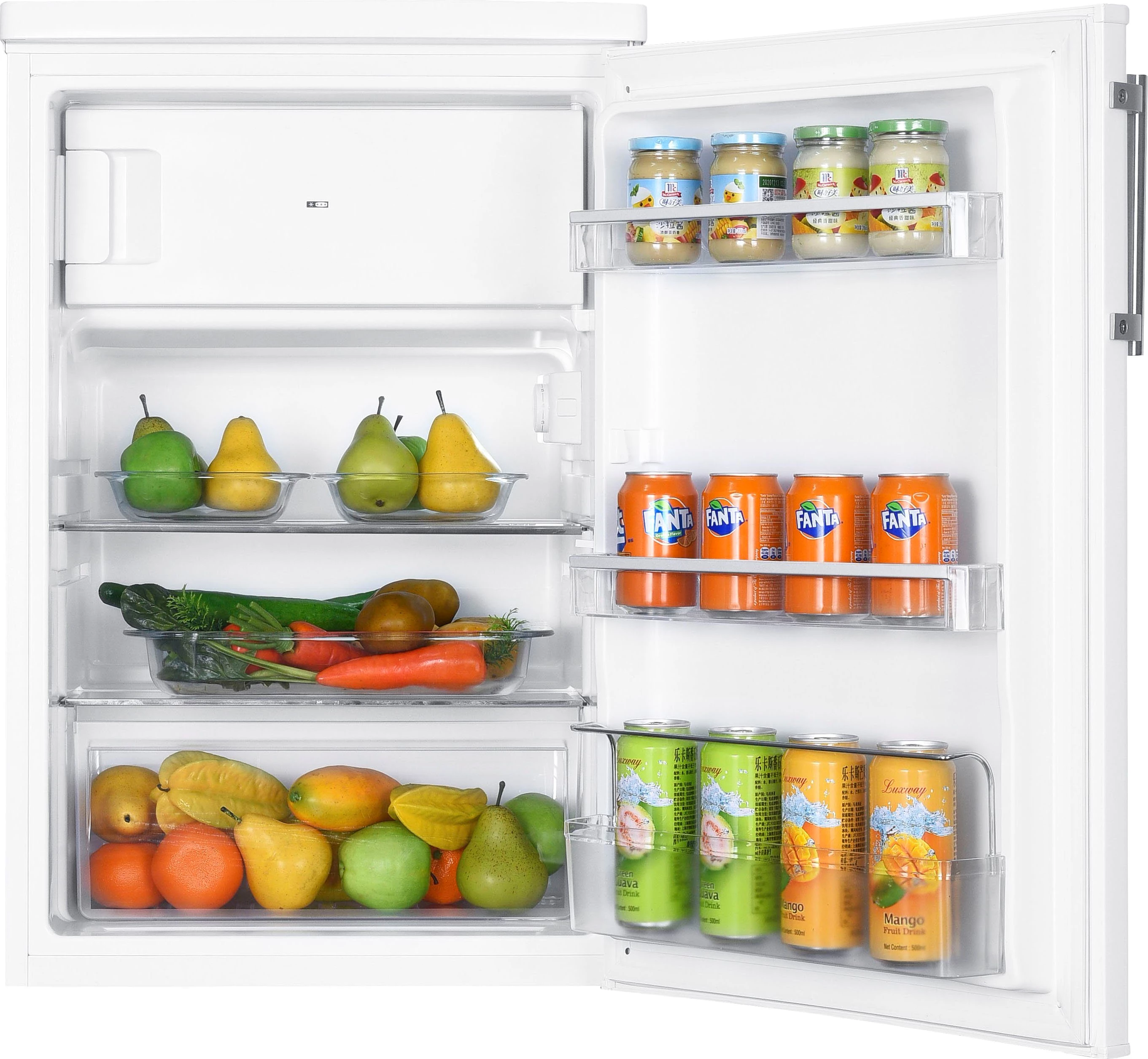 HANSEATIC Kühlschrank HKS8555GDW-2 85 cm hoch, 55 cm breit, Schnellgefrierfunktion ... mehr