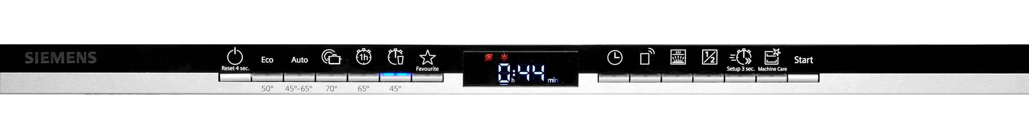 SIEMENS vollintegrierbarer Geschirrspüler iQ300 SN63EX05DE, 13 Maßgedecke, Made in Germany