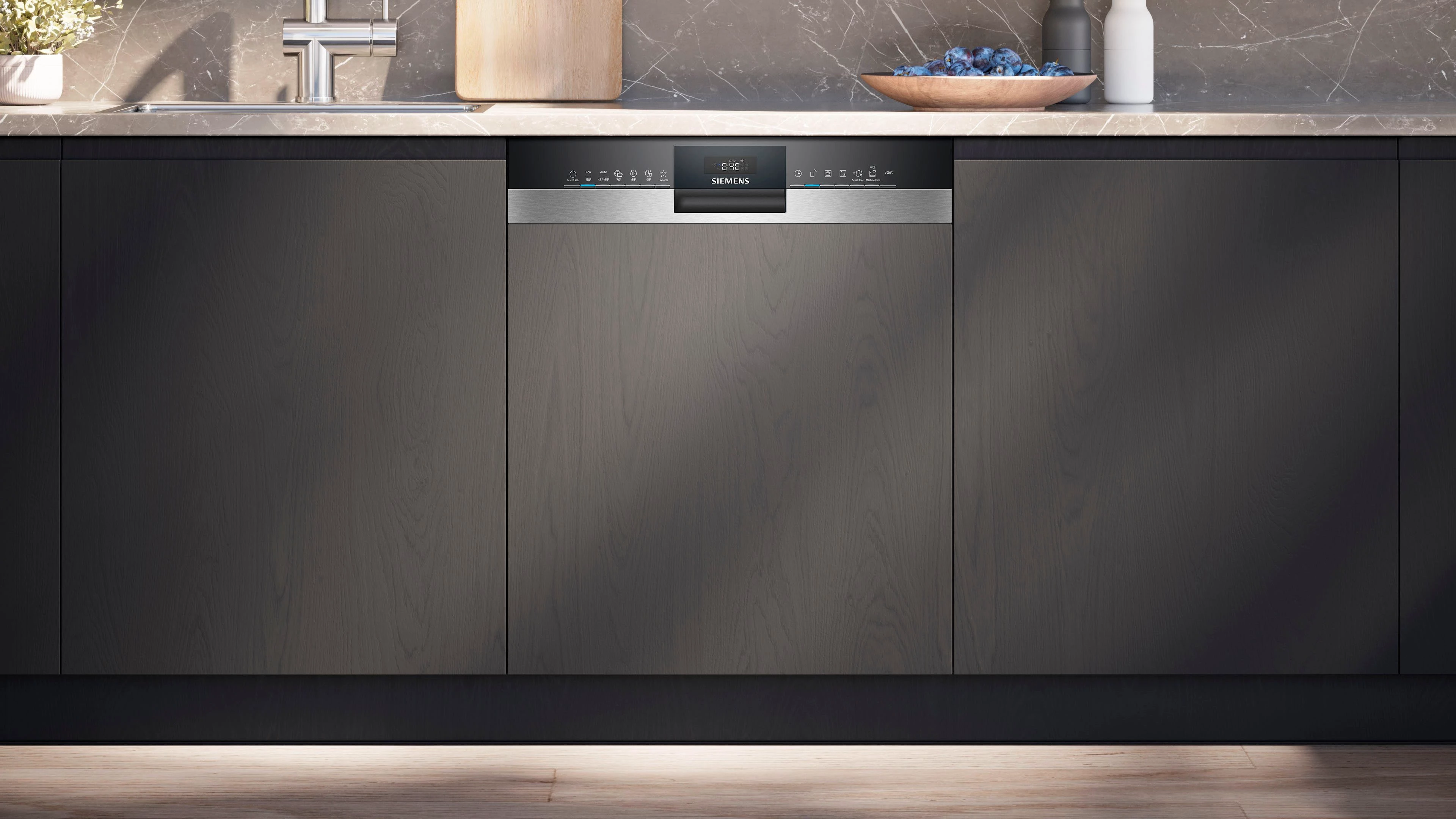 SIEMENS teilintegrierbarer Geschirrspüler iQ300 SN53ES05DE, 13 Maßgedecke, Made in Germany