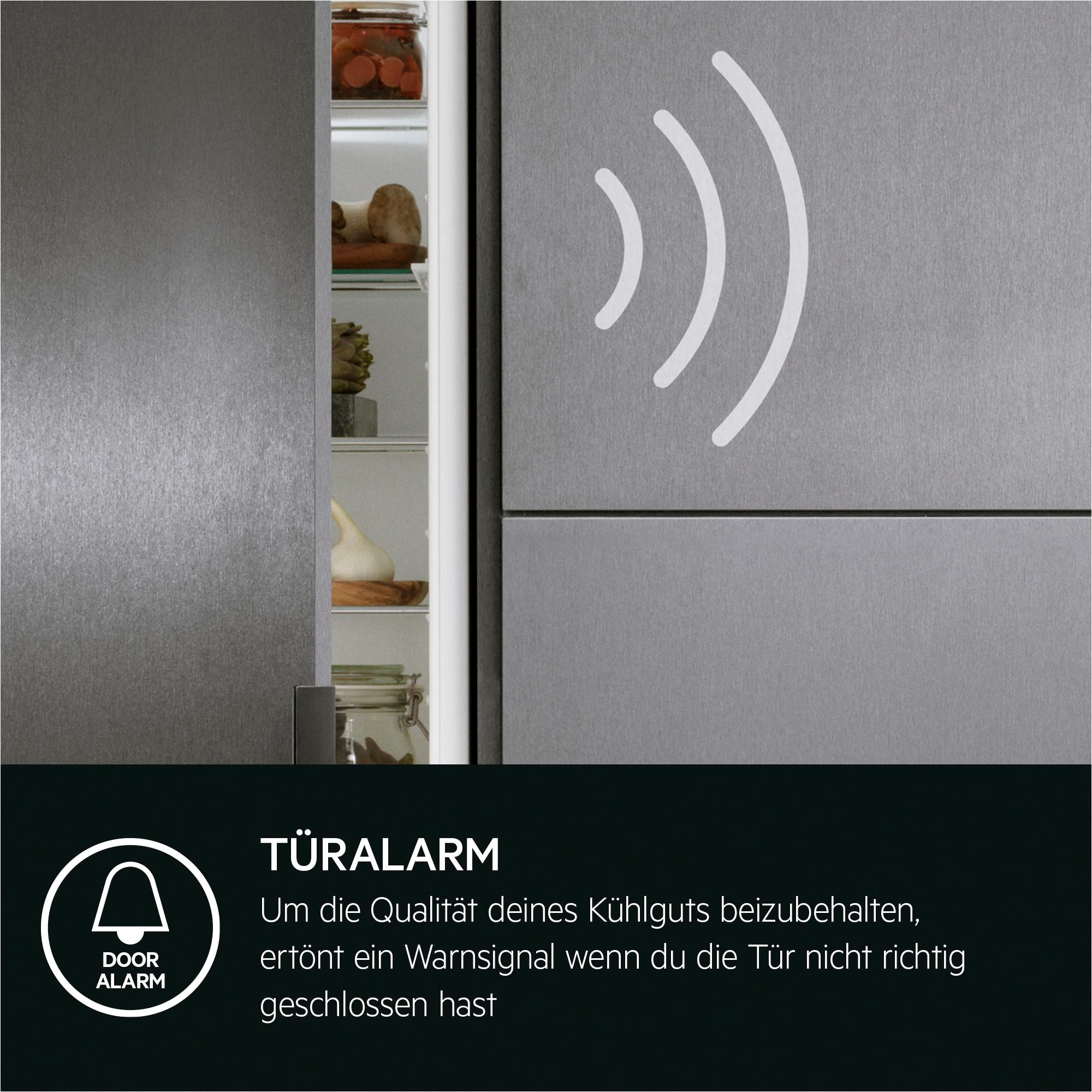 AEG Einbaukühlschrank Serie 5000 TSK5O88WDF, 87,3 cm hoch, 55,6 cm breit, 203 L