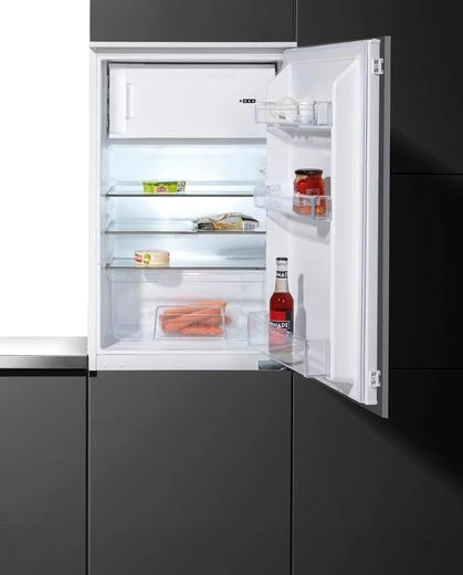 Amica Einbaukühlschrank EKS 16171, 87,5 cm hoch, 54,0 cm breit, Sicherheitsglas